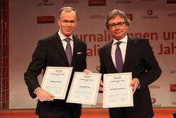 Journalistinnen und Journalisten des Jahres 2011 am 14.02.2012 in Wien