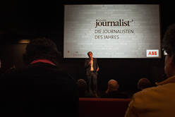 Feier der "Journalisten des Jahres" 2016, Schweiz