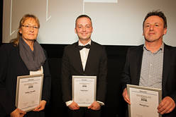 Nadine Woodtli ("Kassensturz"), Daniel Ryser ("Wochenzeitung") und Marcel Gyr ("NZZ") wurden in der Kategorie "Rechere" ausgezeichnet"