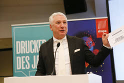 Paul-Albert Deimel, Hauptgeschäftsführer des Bundesverband Druck und Medien.