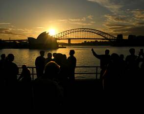 Sonnenuntergang über Sydney