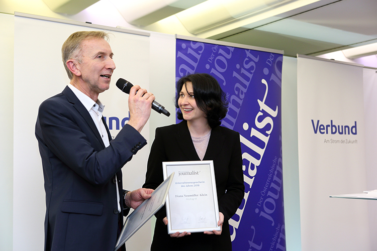 Johann Oberauer (Medienfachverlag Oberauer), Diana Neumüller-Klein (Strabag SE)